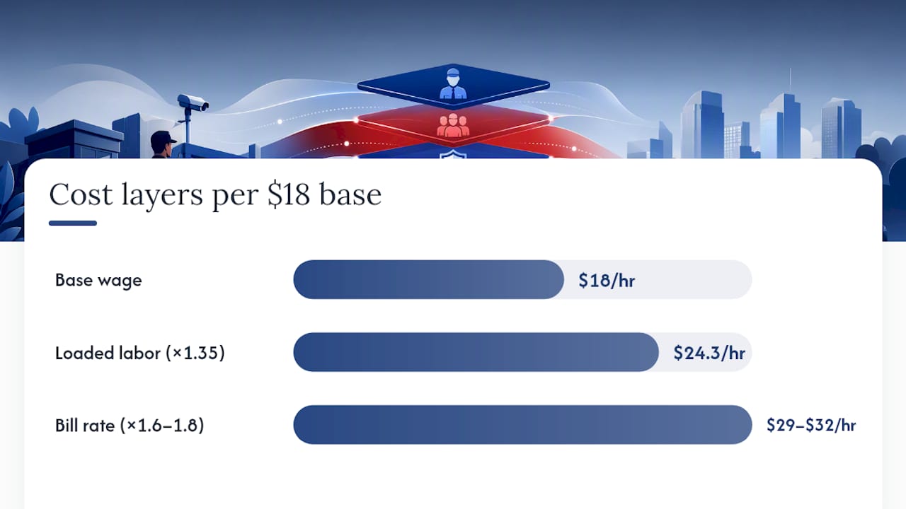 How Do Agencies Calculate Bill Rate vs. Guard Pay? — overview diagram