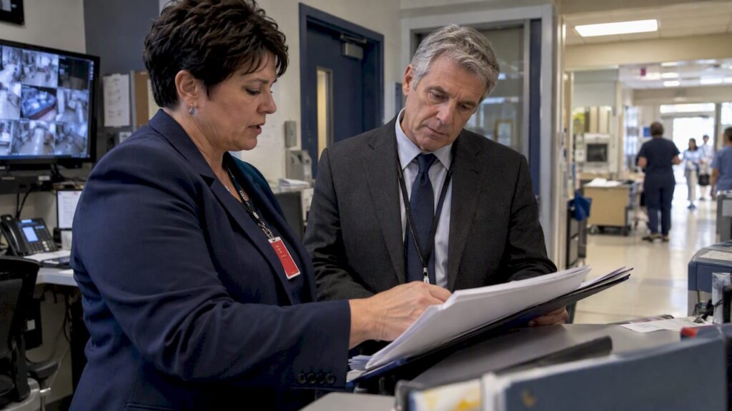 Hospital security audit evidence review