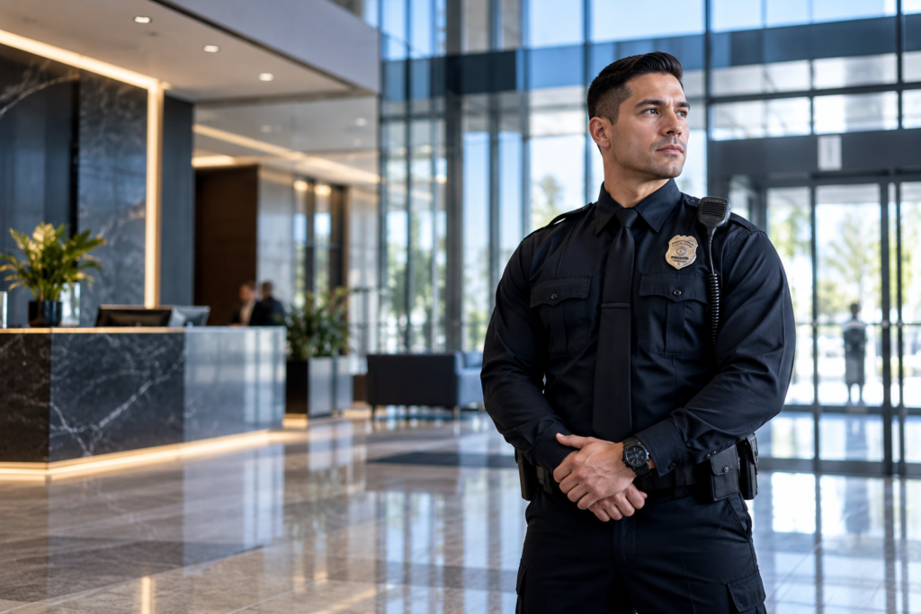 Security guard services for businesses